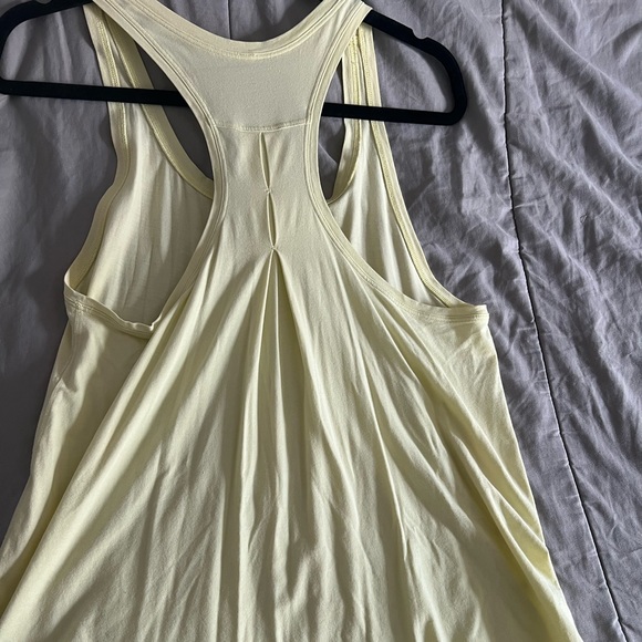 Lululemon Love Tank Pleated Lemon Ice 6 - Picture 2 of 4